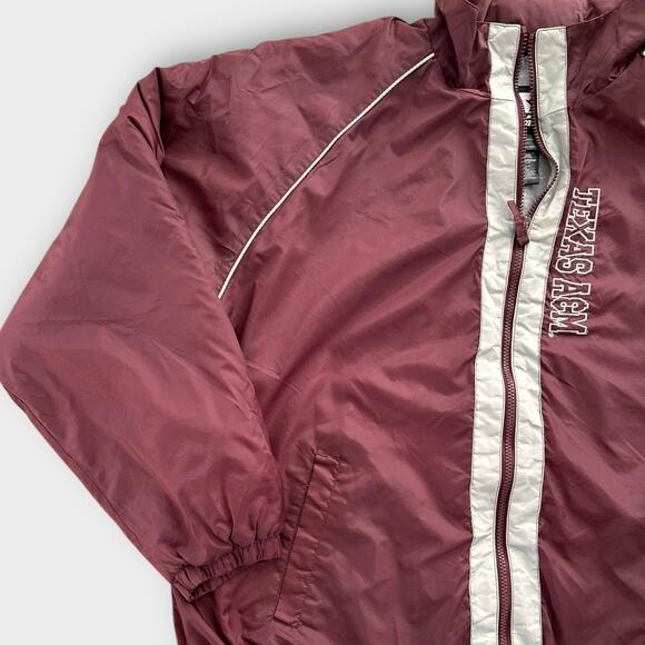 Vintage Starter Texas A&M Aggies Jacket – Maroon Full Zip – Men’s XL - Picture 5 of 13